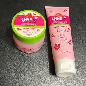 Yesto watermelon light hydration cleanser& moisturizer gel